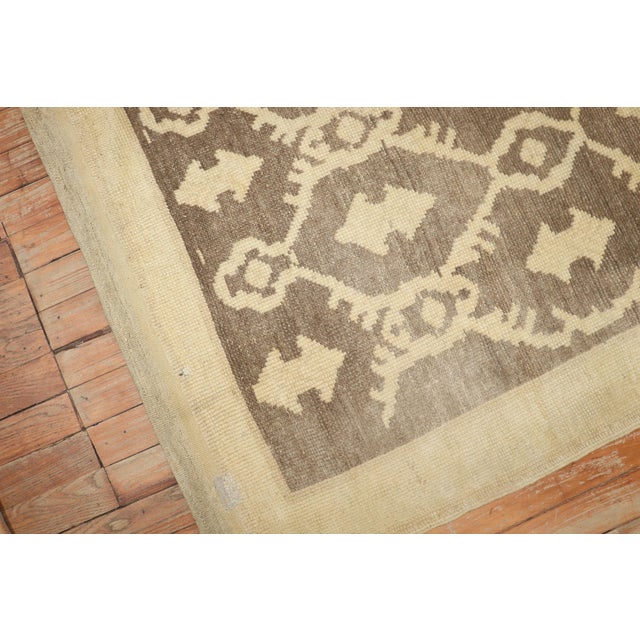 Brown Zabihi Collection Vintage Turkish Decorative Rug For Sale - Image 8 of 10