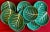Vintage Cabbage or Lettuce Leaf Pottery Serving Plates Lettuceware - Set of 10 For Sale In New York - Image 6 of 13