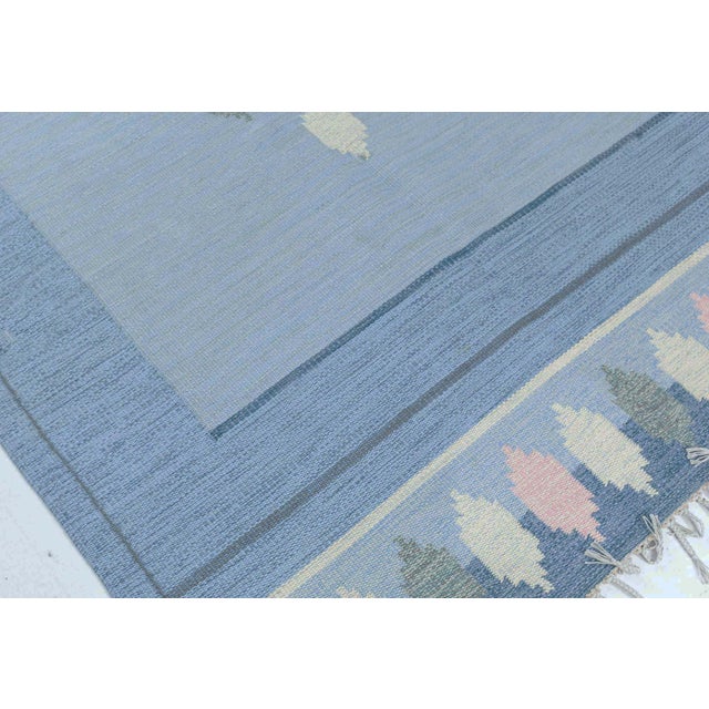 Doris Leslie Blau "Sparreholm" Vintage Swedish Rug by Ingegerd Silow For Sale In New York - Image 6 of 7