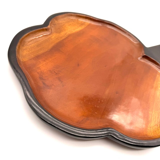 Vintage Mahogany Wood Haitian Cheese Tray For Sale In Portland, ME - Image 6 of 7