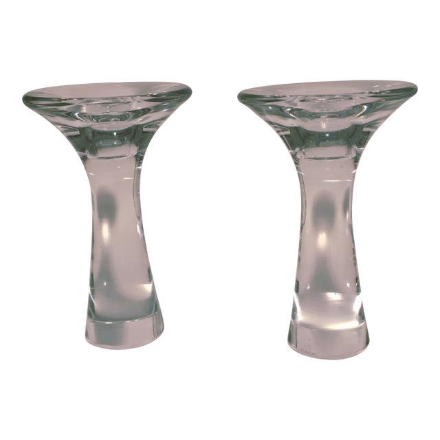 1960s Signed Tapio Wirkala Candle Holders - a Pair For Sale