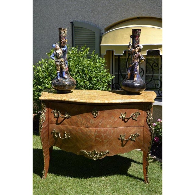 Glazed Ceramic Vases, 1920s, Set of 2 For Sale - Image 11 of 13