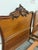 Brown Twin Size Louis XV Style Carved Wood Bed Frame, Antique For Sale - Image 8 of 12