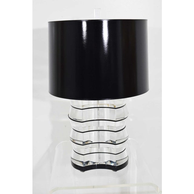 1960s Lucite and Acrylic Table Lamp by Clear-Lite For Sale - Image 5 of 9