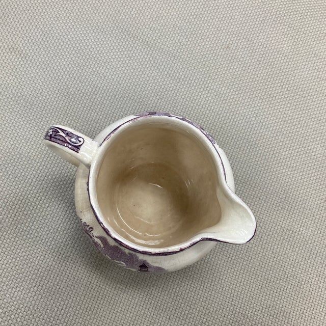 Thames England purple transfer pitcher ca. 1900