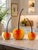 Oversized Art Glass Cherry Trio / Laguna Beach Gallery Purchase / Hand Blown Studio Glass For Sale - Image 4 of 11