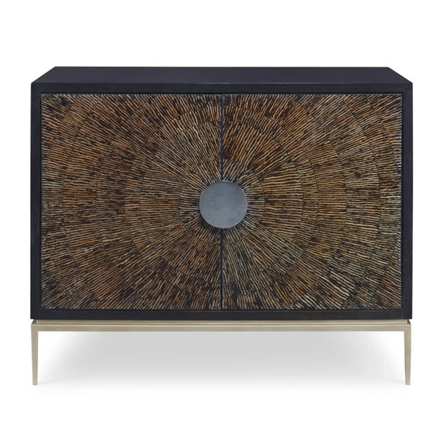 Transitional Century Furniture Door Chest For Sale - Image 3 of 4