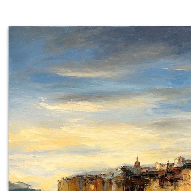 Painting - Jusa (20th century) - Ribeira do Porto (signed). Ribeira PORTO'; acrylic on canvas. Signed. Dimensions: 50 cm x...