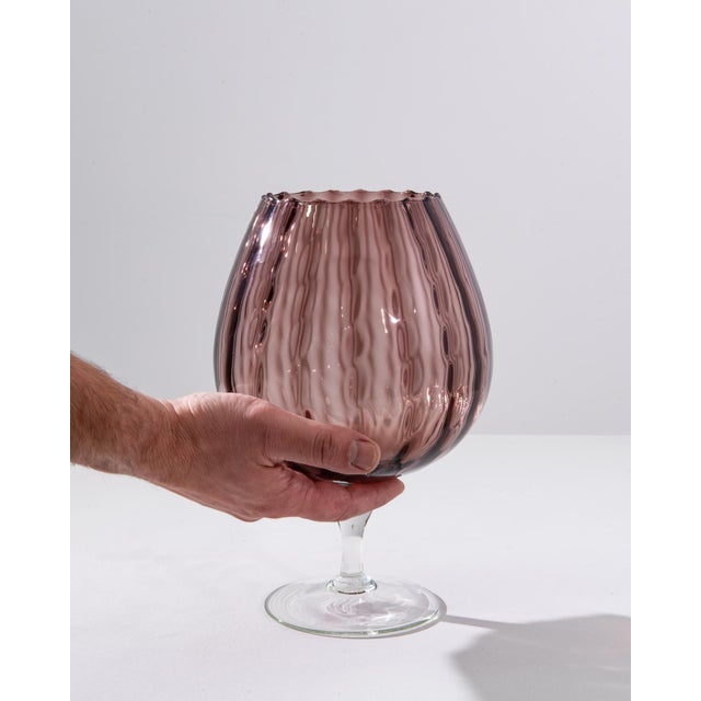 1960s Italian Glass Goblet For Sale - Image 11 of 18