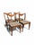 The 1950s Drexel Dining Chairs from the Dateline Collection are a set of 4 mid-century modern chairs crafted from walnut...