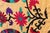 Yellow Antique Uzbekistan Suzani Runner With Colorful Peacock and Botanical Design For Sale - Image 8 of 14