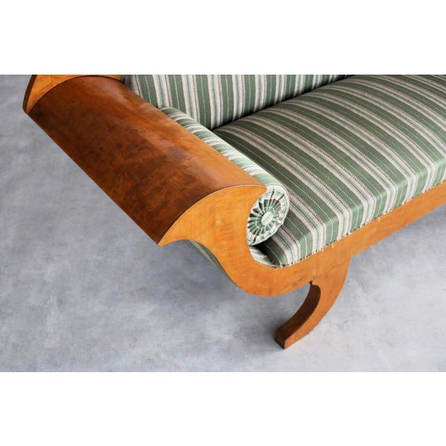 1960s Vintage Biedermeier Style Sofa Bench, 1960s For Sale - Image 5 of 11