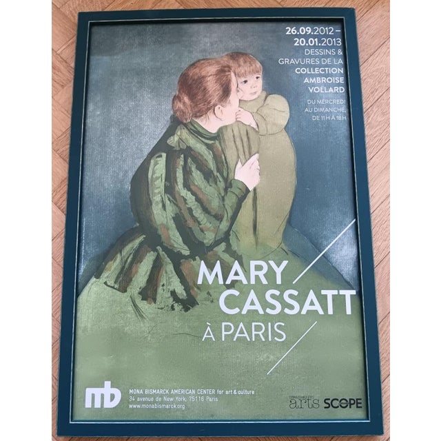 Original Framed Exhibition Poster, Vollard Collection by Mary Cassatt, 2012 For Sale - Image 6 of 8