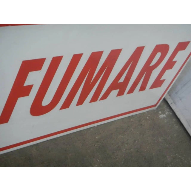 Vintage Tin Inscription ,1970s For Sale - Image 3 of 10