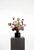 A bold, tonal arrangement built around burgundy hydrangea, purple tulips, and soft lilac accents. The deeper palette is...