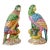 Early 20th Century Porcelain Parrot Bird Figurines Continental Meissen-Style — Pair For Sale