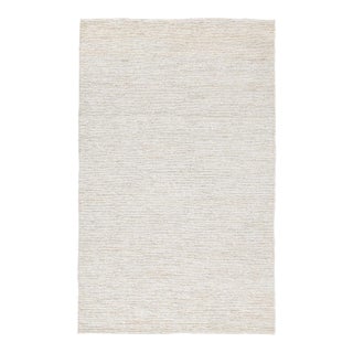 Soumak Jute Ivory Rug - 5 X 8 For Sale