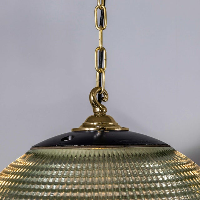 Holophane Parisian Glass Globe Lamp For Sale - Image 6 of 18