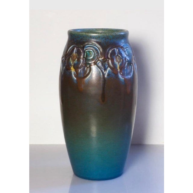 Exquisite 1917 Signed Rookwood Pottery Vase by Charles Stewart Todd A superb example of American Arts and Crafts ceramic...