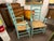 Late 20th Century 20th Century Mushroom Cap Ladder Back Chairs For Sale - Image 5 of 9