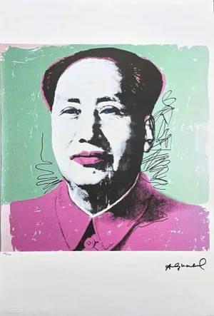 After Andy Warhol, Mao Zedong White, 1980s, Lithograph