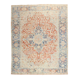 Antique Zabihi Collection Heriz Rug