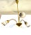 Gold Mid-Century Ceiling Lamp For Sale - Image 8 of 18