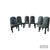 Pop Art 1980s Set of 6 Post Modern Dining Chairs For Sale - Image 3 of 8