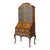 This exquisite antique secretary desk, crafted circa 1900, showcases a sophisticated combination of burl walnut and carved...
