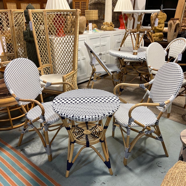 3 Piece French Riviera Style Bistro Dining Set Chairish