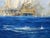 Large British Naval Battle Oil Painting by Graham Jowett-Ive, Mall Galleries 2005 For Sale - Image 4 of 18