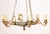 Black Antique Brass Chandelier For Sale - Image 8 of 9