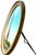 Antique Reverse-Painted Washington Monument Glass Plaque in Oval Brass Frame, Circa 1900 For Sale In Jacksonville, FL - Image 6 of 7