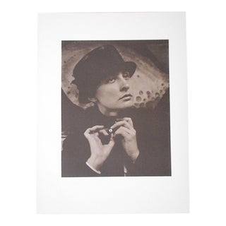Large Vintage Photogravure-"Georgia O'Keeffe" by Alfred Stieglitz (Usa 1864-1946) For Sale