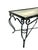 French 1940s French Wrought Iron and Mirror Coffee Table For Sale - Image 3 of 7