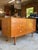 Beautiful Drexel declaration lowboy dresser designed by Kipp Stewart. Porcelain knobs. Beautiful walnut and lacquer...