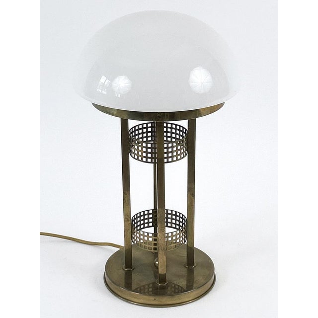 Art Nouveau Brass Table Lamp, Austria, 1980s For Sale - Image 6 of 18