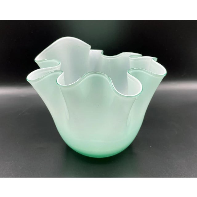 Murano Style Flying Hand Handkerchief Vase, 1970s For Sale - Image 6 of 13