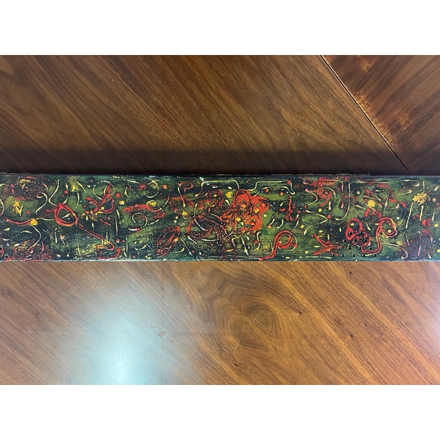 Metal Large Vintage Italian Enameled Metal Light Panel, 1950s For Sale - Image 7 of 9