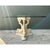 Vintage Plaster Dolphin Base Glass Dining Table For Sale - Image 9 of 12