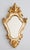 Gold Mid-Century Italian Florentine Rococo Style Giltwood & White Painted Mirror For Sale - Image 8 of 8