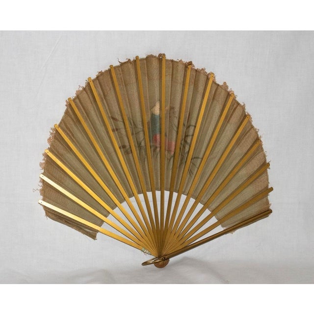 Traditional Italian fan is an original decorative object realized in Italy in the half of the 18th century. The fan is...
