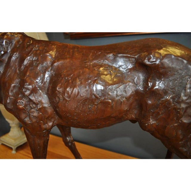Stag Sculpture in Bronze For Sale - Image 11 of 13