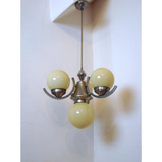 Art Deco Chandelier, 1920s For Sale - Image 13 of 18