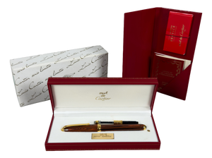Ebonite Brun Clair M Fountain Pen from Louis Cartier, 1990s