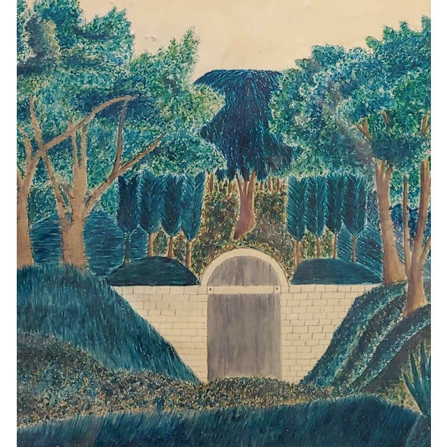 Early 19th Century Painting of George Washington's Tomb For Sale - Image 4 of 7