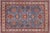 Blue Rustic Kazak Light Blue/Beige Wool Rug - 10'2''x12'10'' For Sale - Image 8 of 10