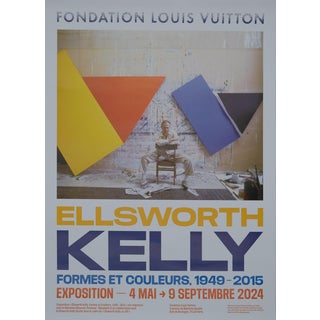 L'Artiste Dans Son Atelier Poster after Ellsworth Kelly For Sale