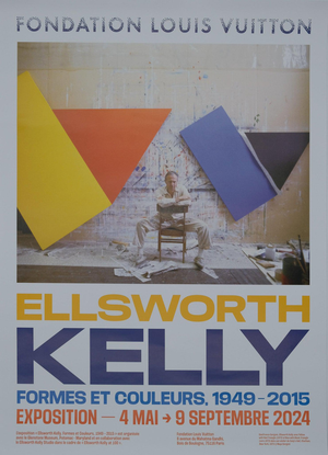 L'Artiste Dans Son Atelier Poster after Ellsworth Kelly