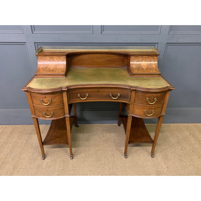 1900 - 1909 Antique Writing Desk from Edwards and Roberts, 1900 For Sale - Image 5 of 18